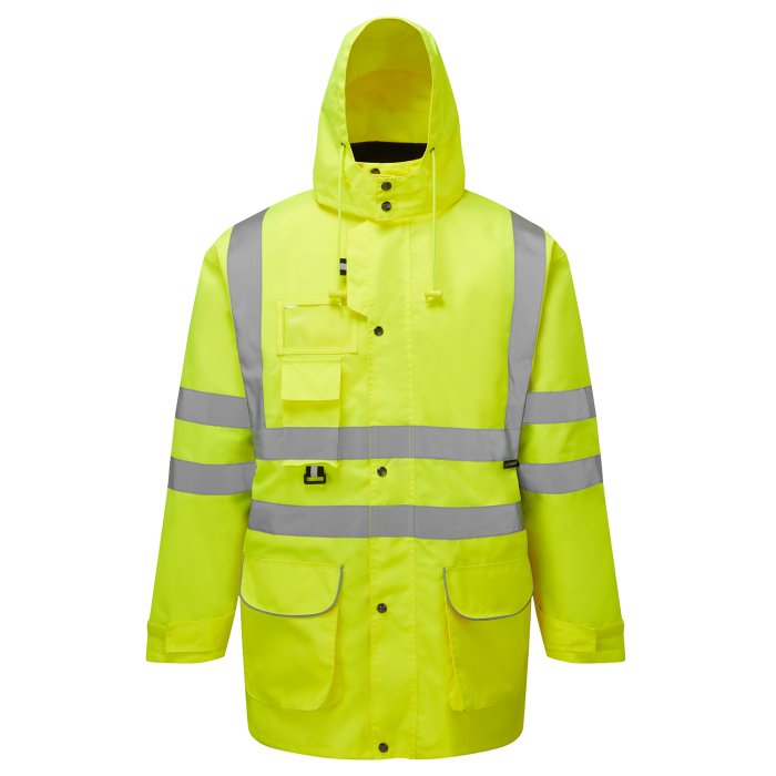 Supertouch Hi Vis Yellow 7 in 1 Parka