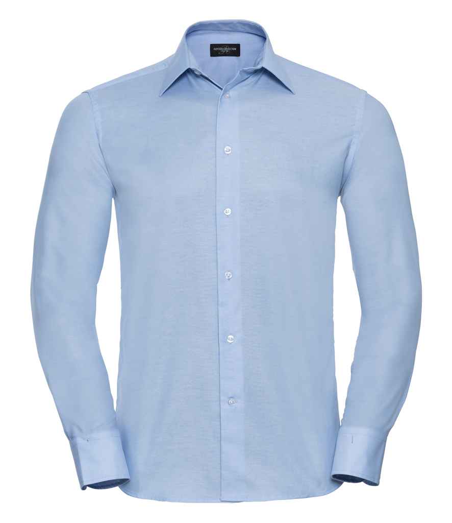 Russell Athletic Collection Long Sleeve Tailored Oxford Shirt