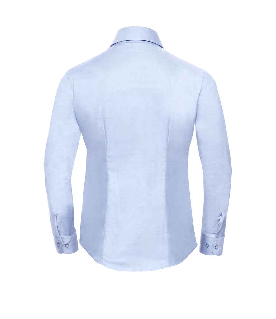 Russell Athletic Collection Ladies Long Sleeve Easy Care Oxford Shirt