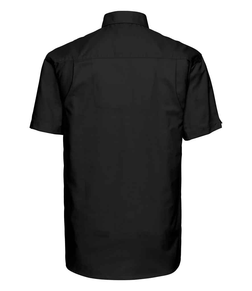 Russell Athletic Collection Short Sleeve Easy Care Oxford Shirt