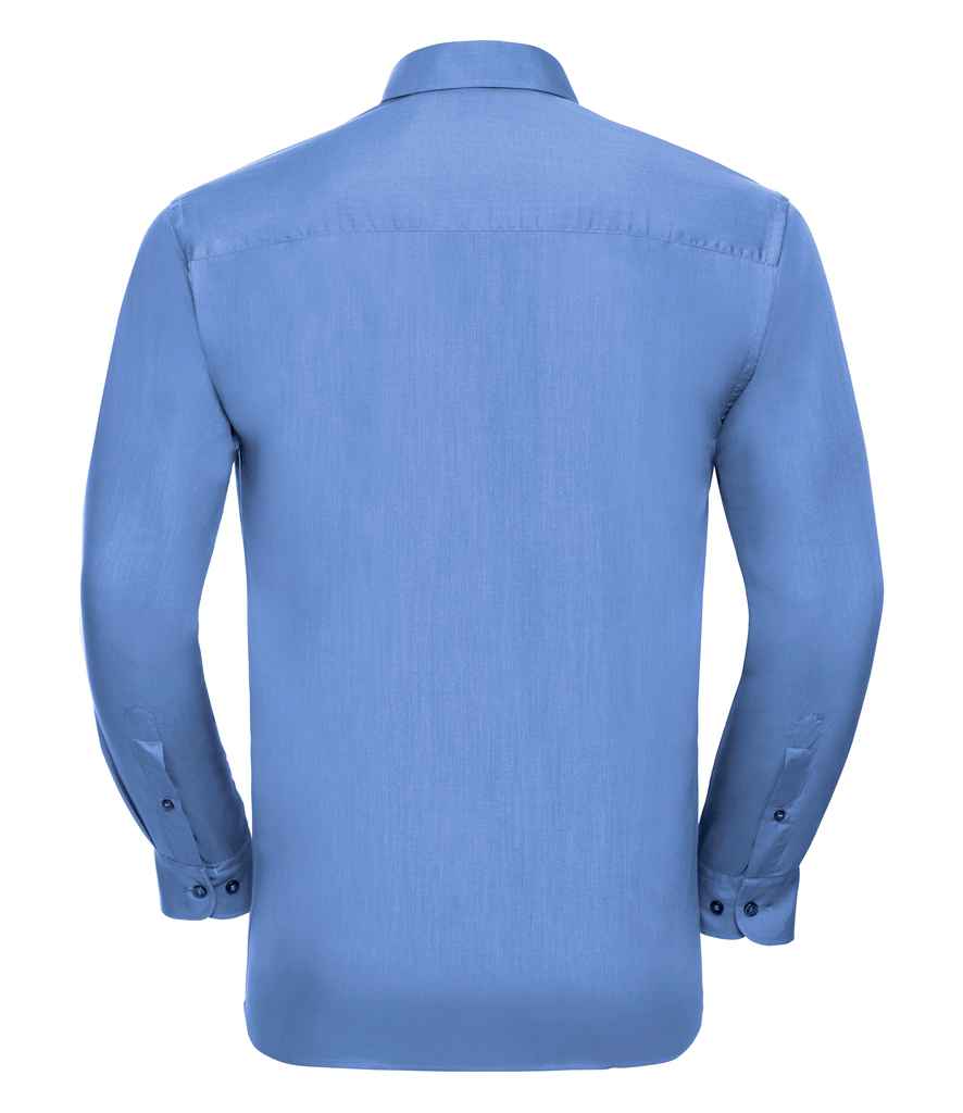 Russell Athletic Collection Long Sleeve Easy Care Poplin Shirt