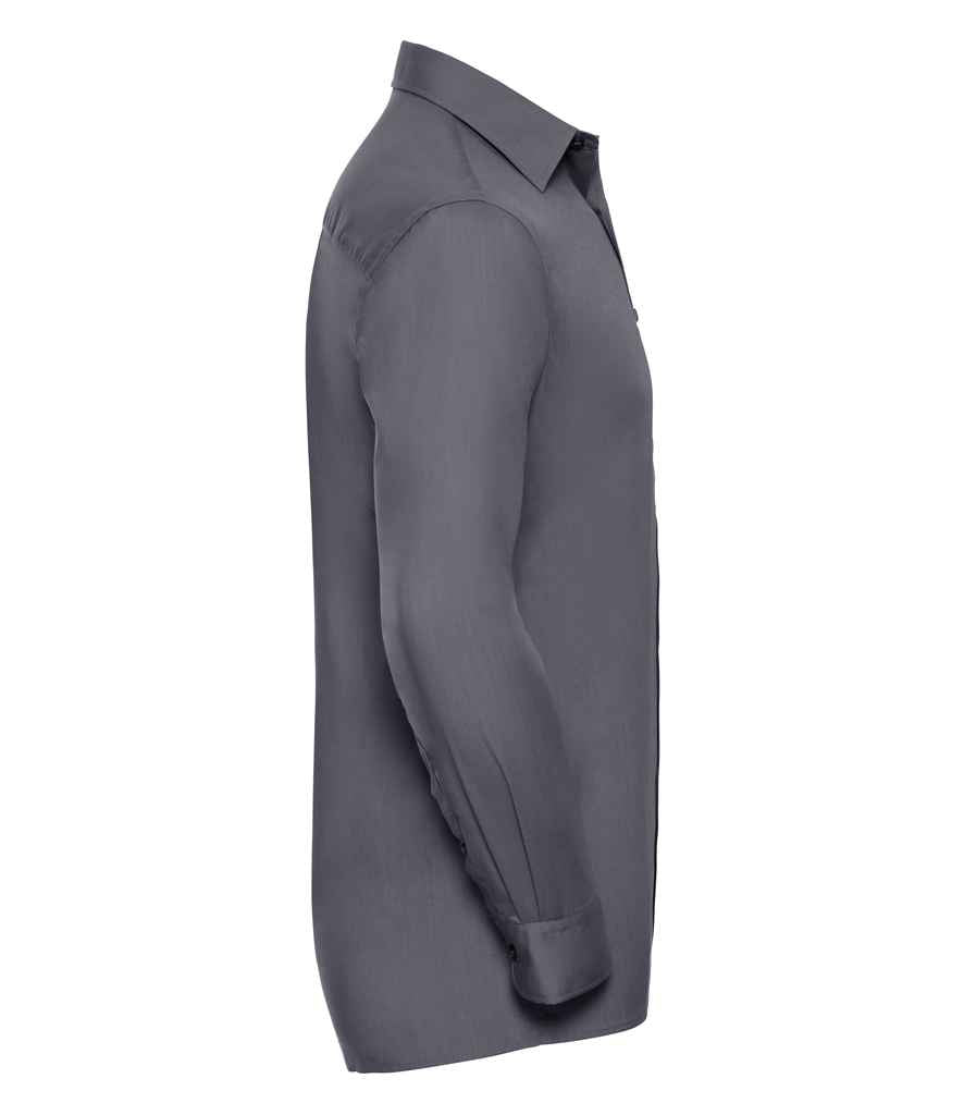 Russell Athletic Collection Long Sleeve Easy Care Poplin Shirt