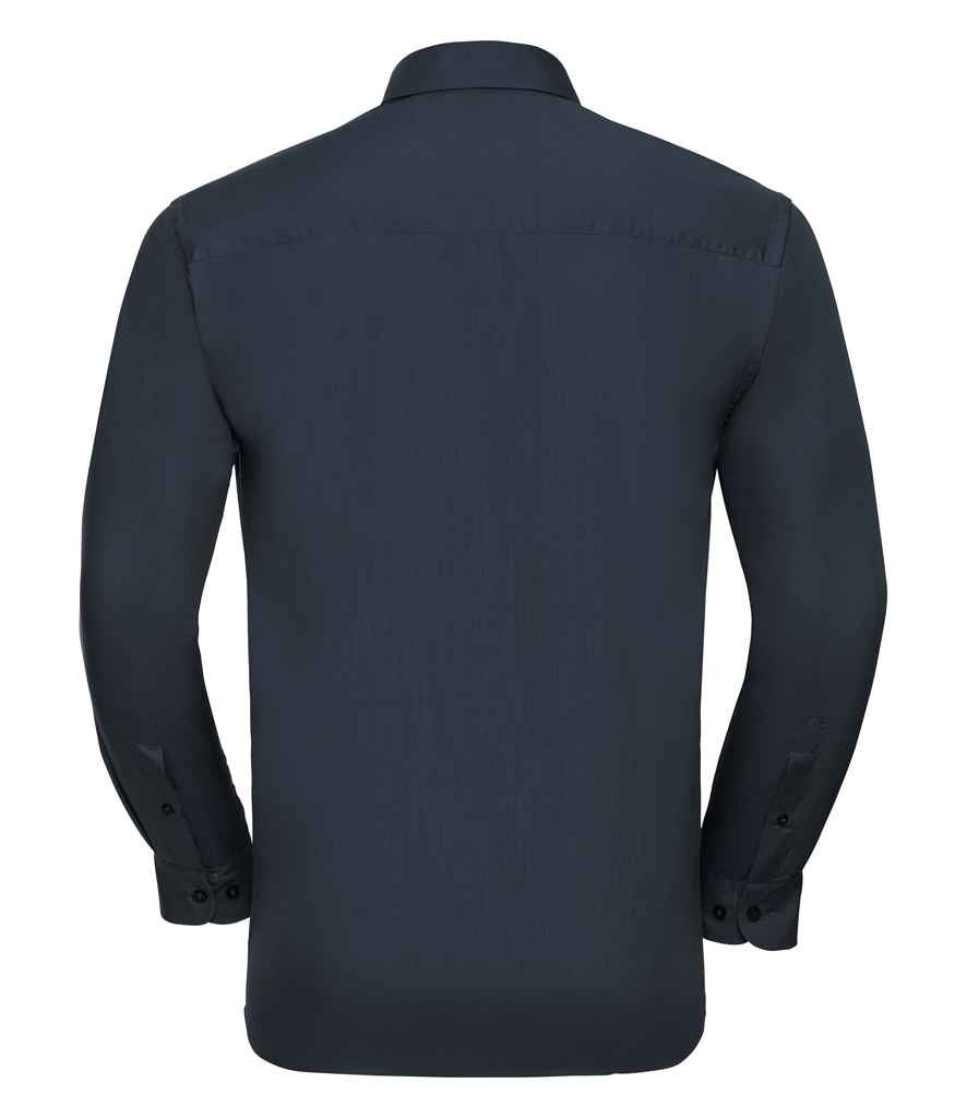 Russell Athletic Collection Long Sleeve Easy Care Poplin Shirt