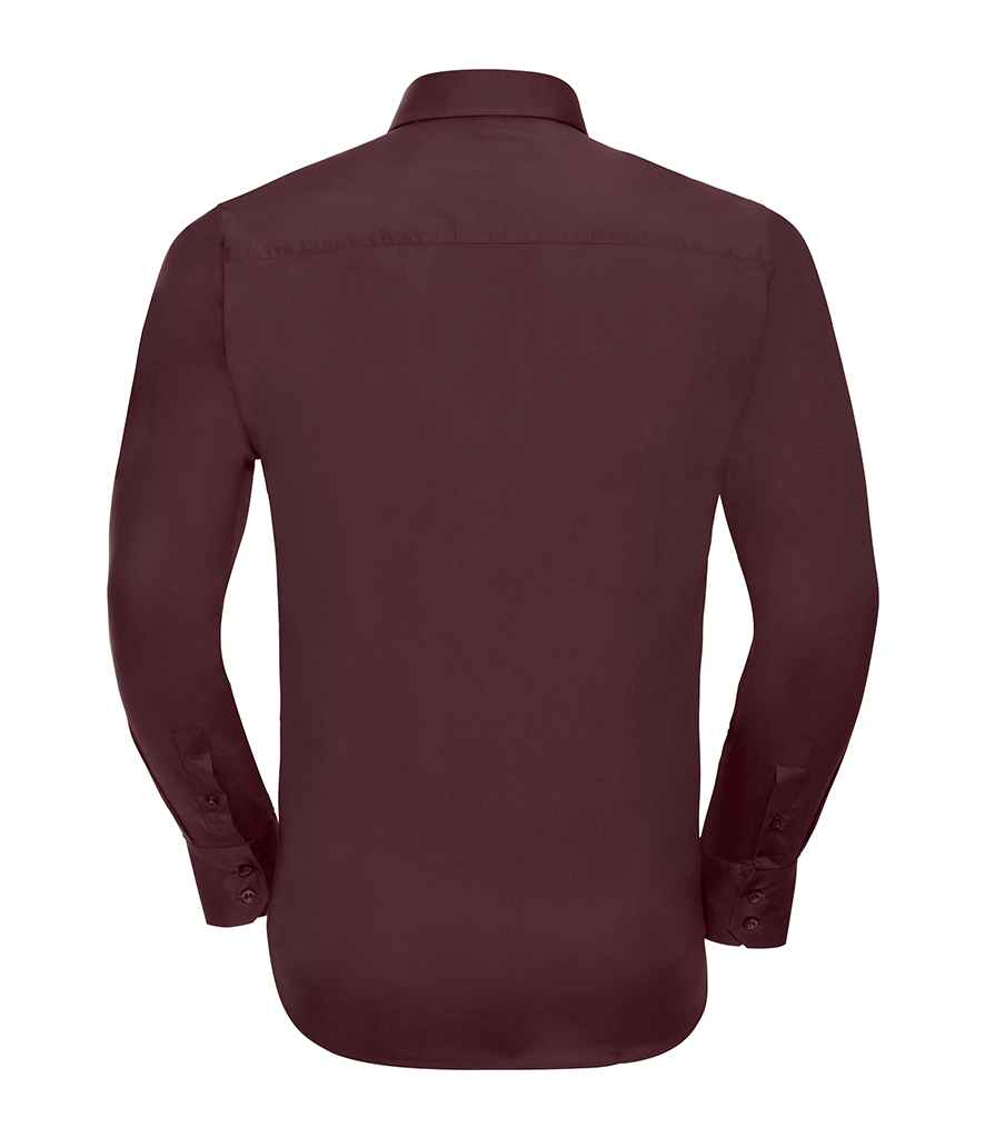 Russell Athletic Collection Long Sleeve Easy Care Fitted Shirt