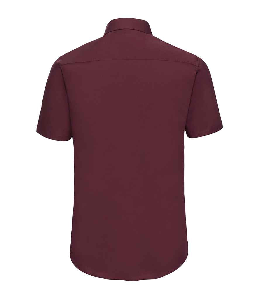 Russell Athletic Collection Short Sleeve Easy Care Fitted Shirt