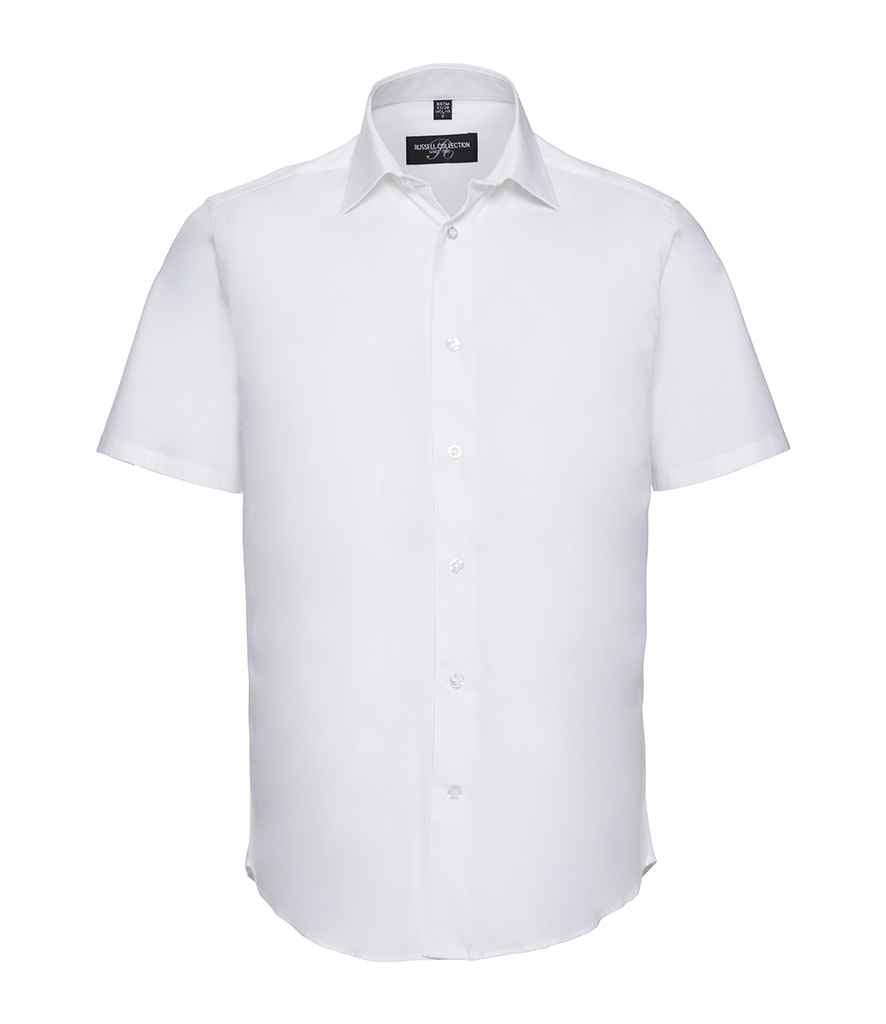 Russell Athletic Collection Short Sleeve Easy Care Fitted Shirt