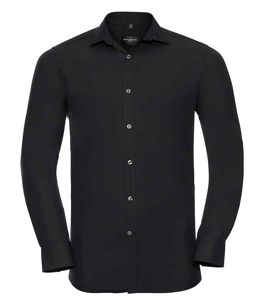 Russell Athletic Collection Long Sleeve Ultimate Stretch Shirt