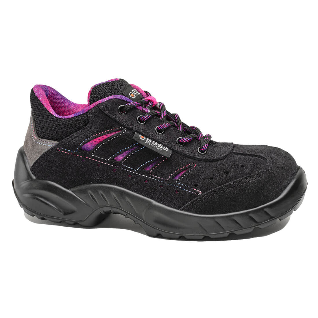 Portwest Base Protection Zoe Shoe S1P SRC Black/Fuchsia B0168D