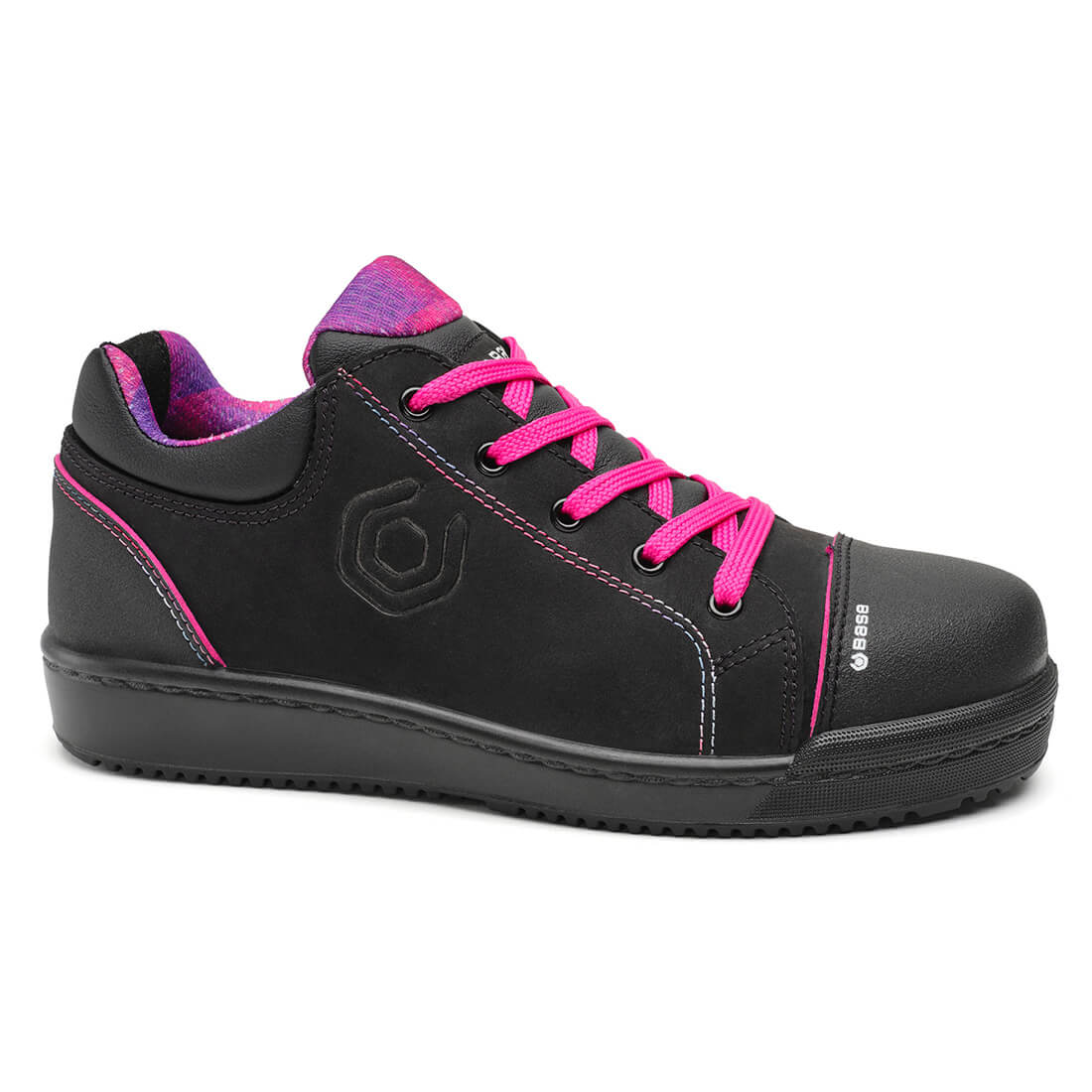Portwest Base Protection Margot Shoe S3 SRC Black/Fuchsia B0240B