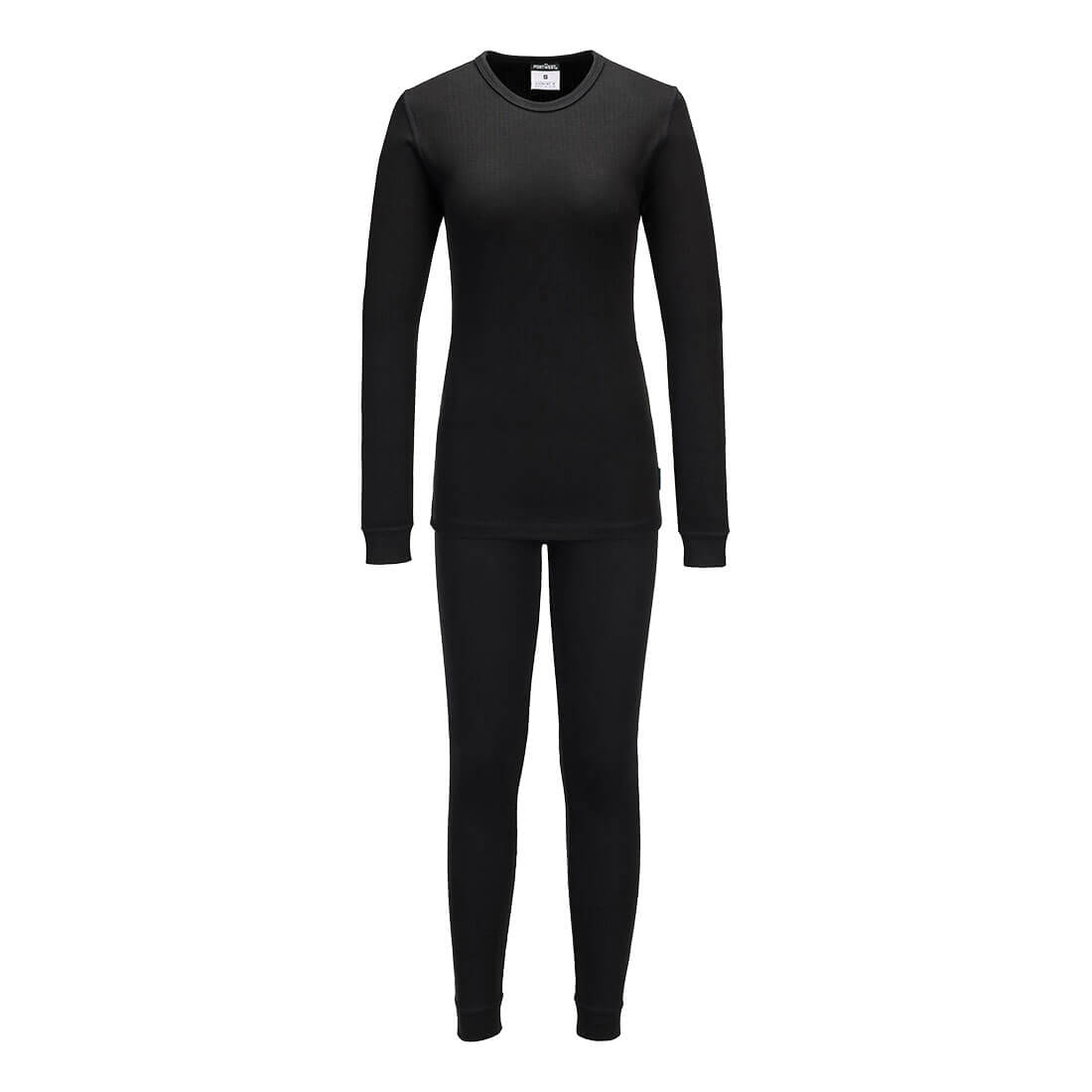 Portwest Womens Thermal Base Layer Set Black B128