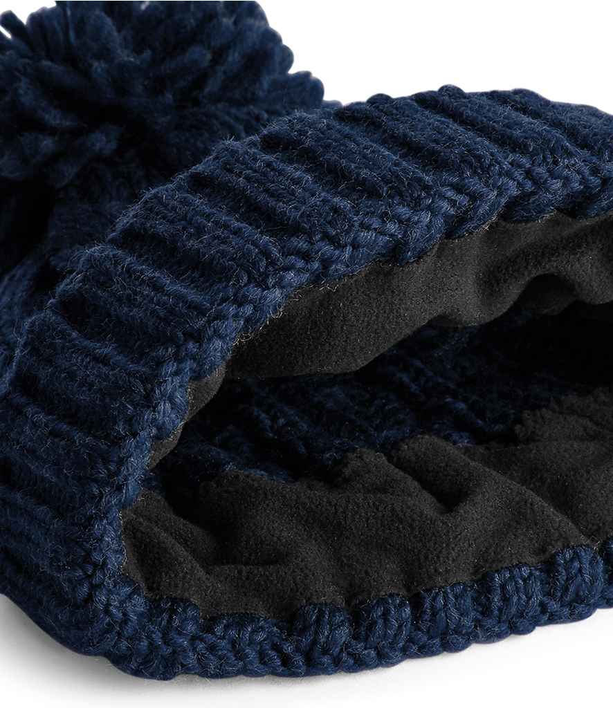 Beechfield Cable Knit Melange Beanie