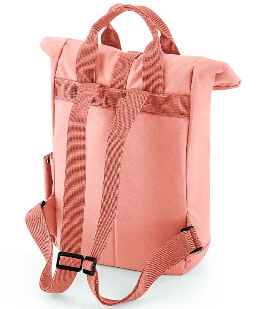 BagBase Recycled Mini Twin Handle Roll-Top Backpack