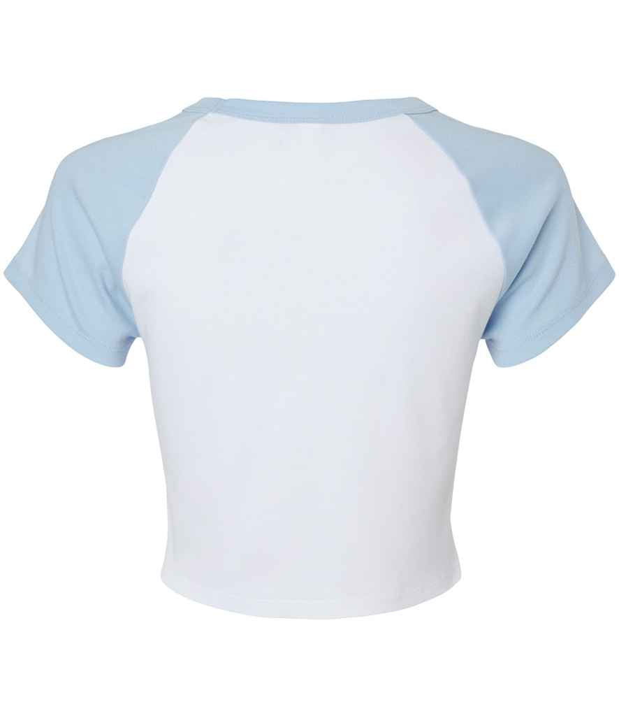 Bella Ladies Micro Rib Raglan Baby T-Shirt