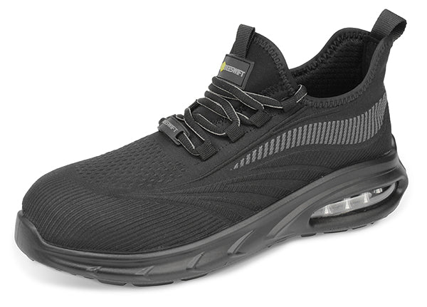 BEESWIFT SUTTON PERFORMANCE KNIT COMPOSITE BUBBLE SOLE SAFETY WORK TRAINER S1PL