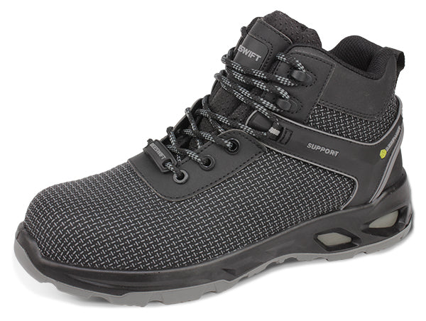 BEESWIFT HIMLEY TPU TEK COMPOSITE MID LIGHTWEIGHT SAFETY WORK BOOT S3S