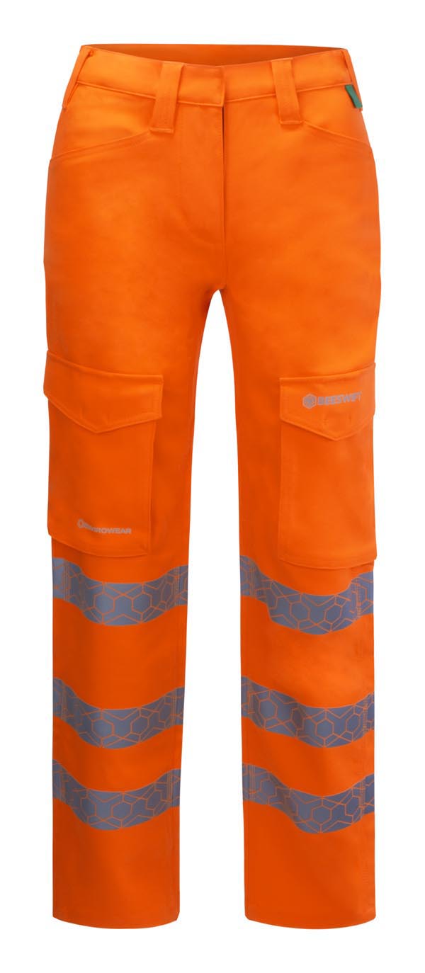 Beeswift Envirowear Recyclable Womens Hi Vis Trousers
