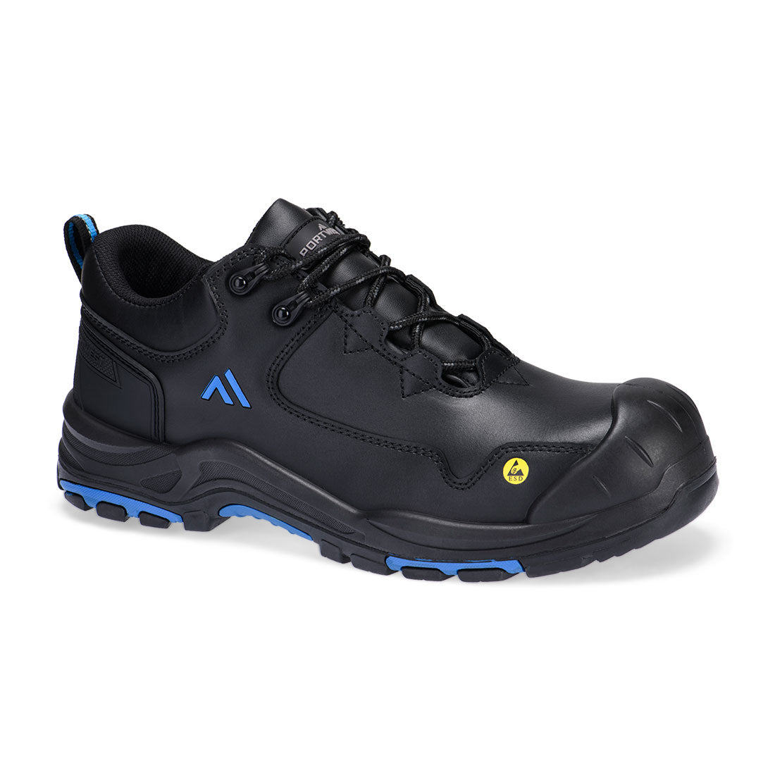 Portwest Composite Action Leather Low Shoe S3S ESD HRO SR SC FO FC19