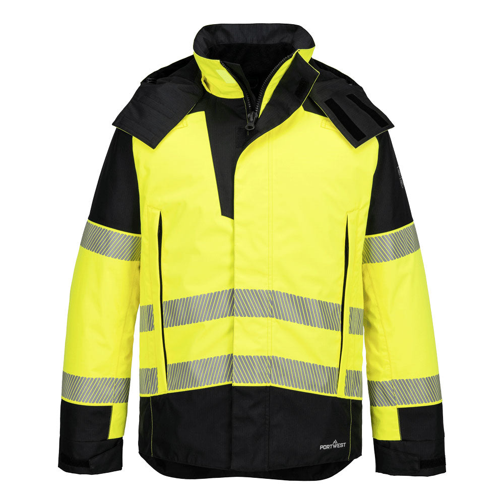 Portwest PW3 Modaflame Rain+ Hi-Vis Multi-Norm FR Winter Jacket