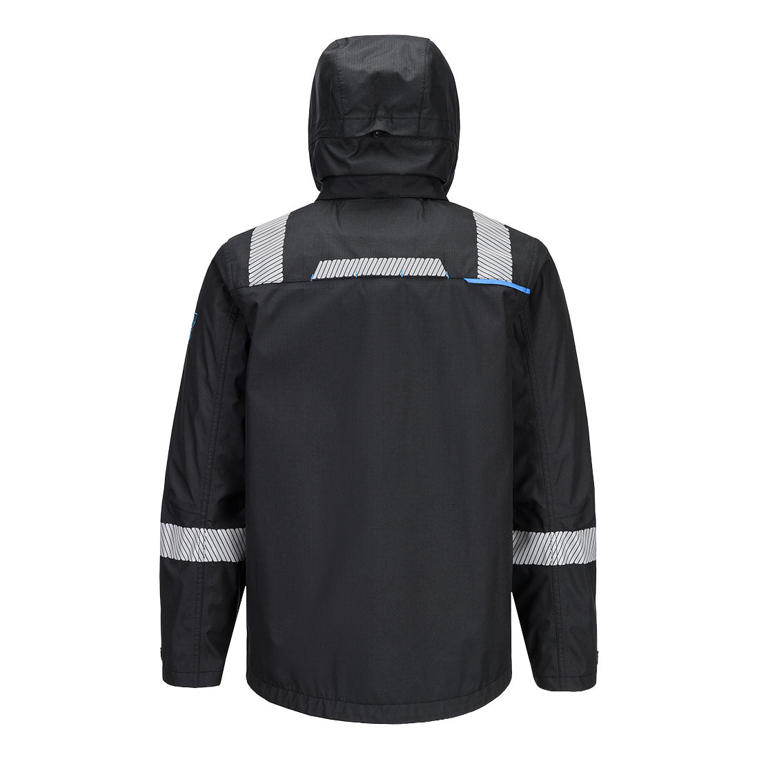 Portwest WX3 Modaflame Rain+ FR Shell Jacket Black FR619