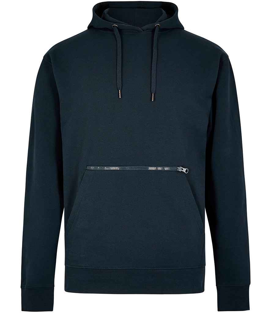 Kustom Kit Regular Fit Piqué Zipped Pocket Hoodie