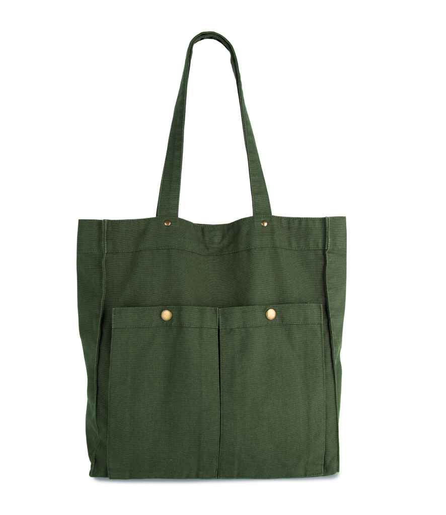 Kimood Washed Cotton Bag with Pockets