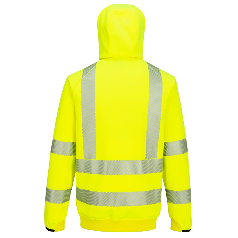 Portwest KX3 Sport Hi-Vis Zipped Hoodie KX303