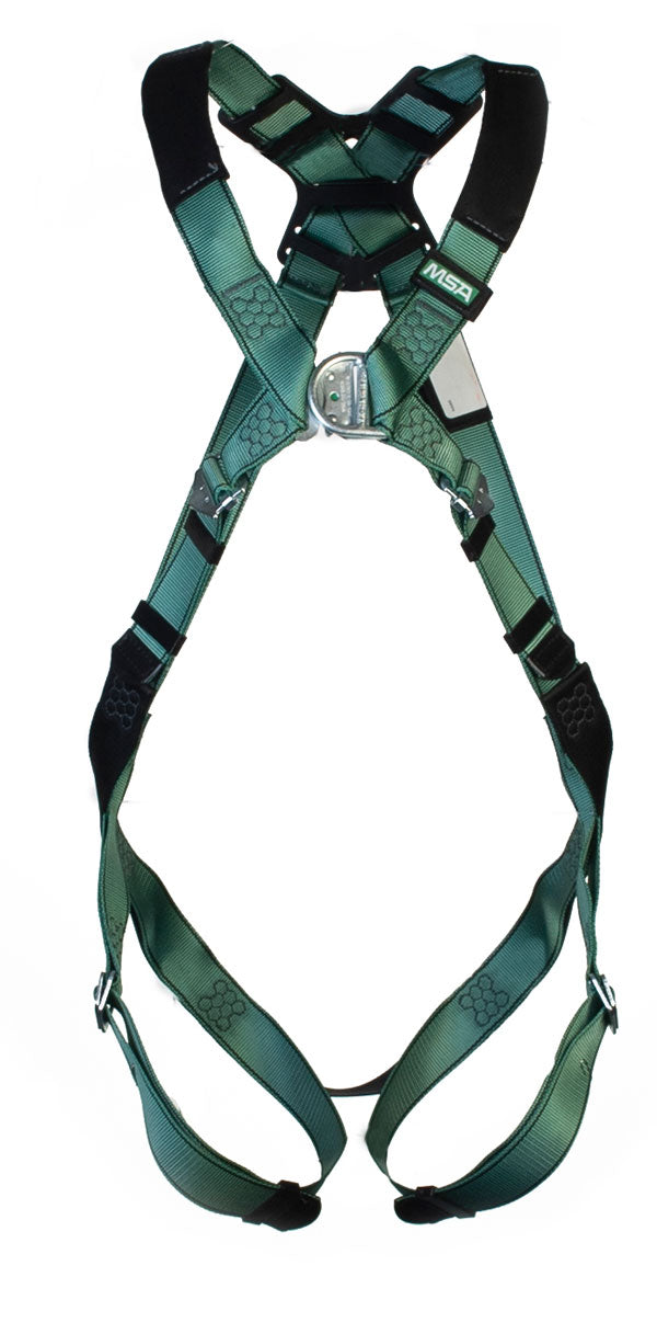 MSA Large V-Form Back/Chest D-Ring Qwik-Fit Harness