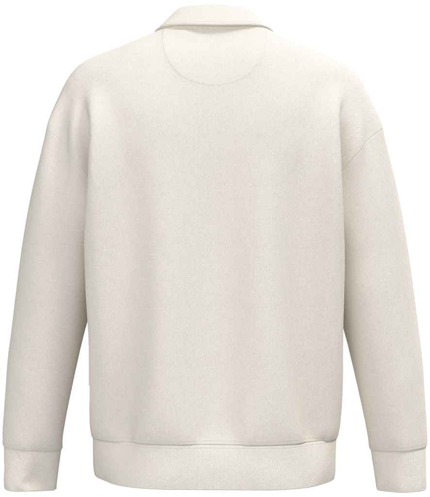 Native Spirit Unisex 1/4 Zip Sweatshirt with Polo Collar
