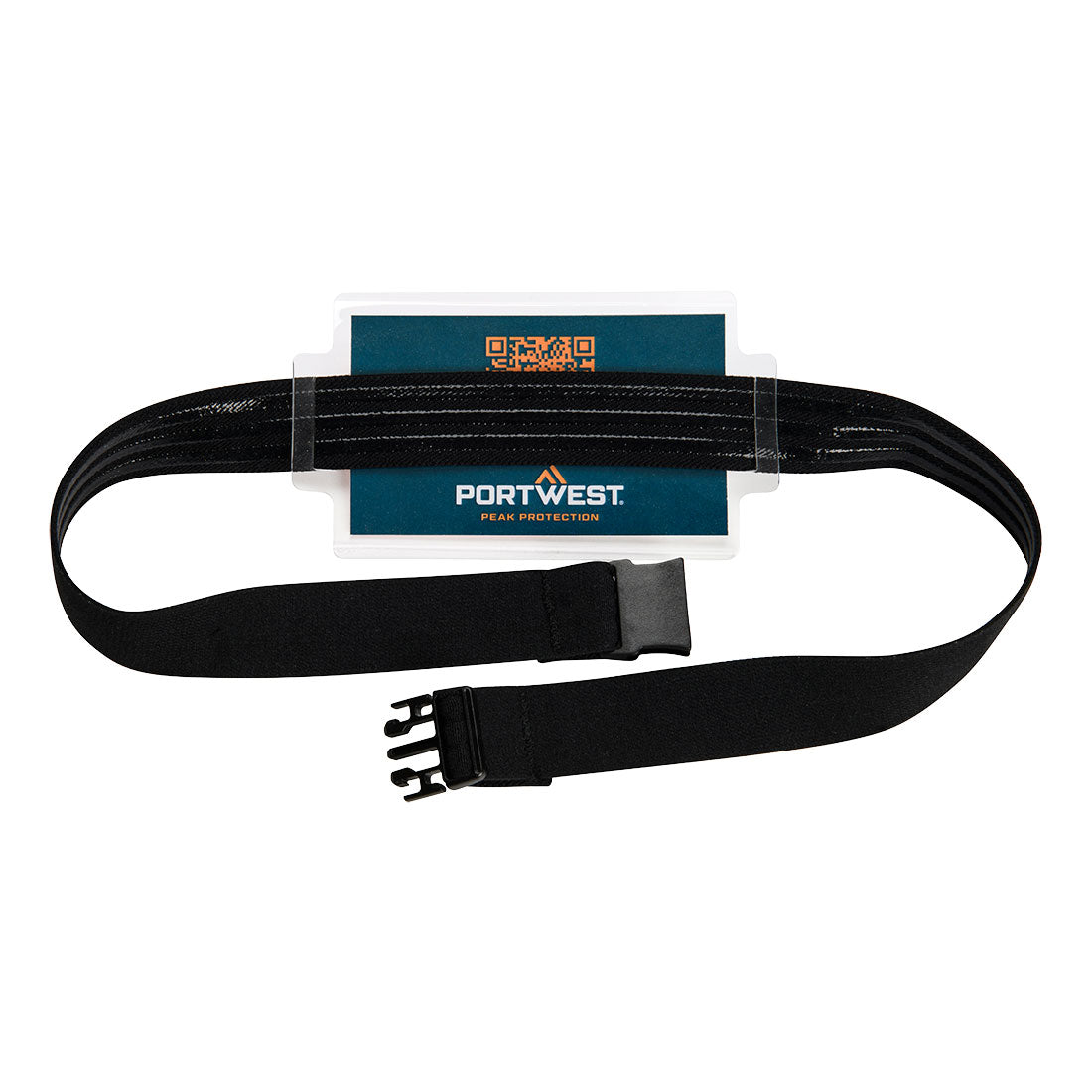 Portwest Universal Helmet Badge Holder Black PA40