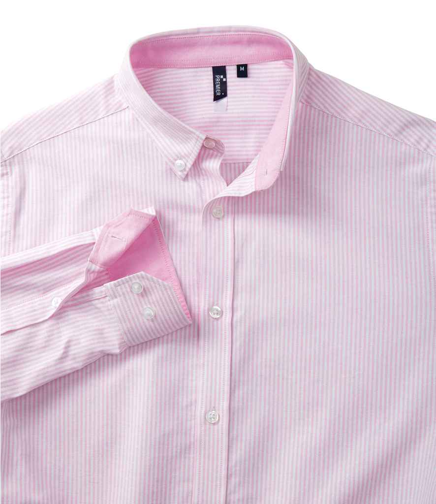 Premier Long Sleeve Striped Oxford Shirt