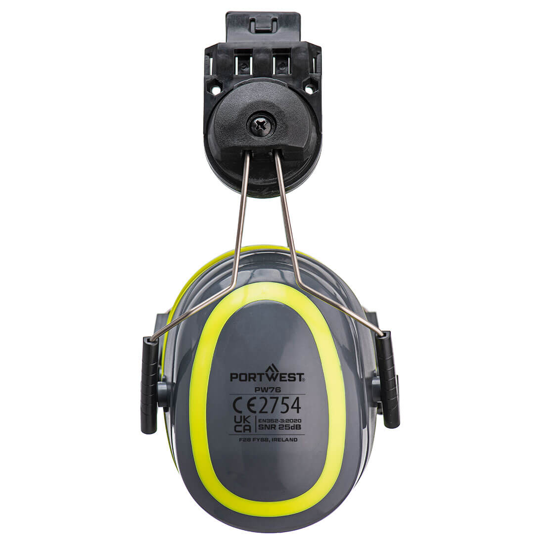 Portwest HV Extreme Ear Defenders Medium Clip-On PW76