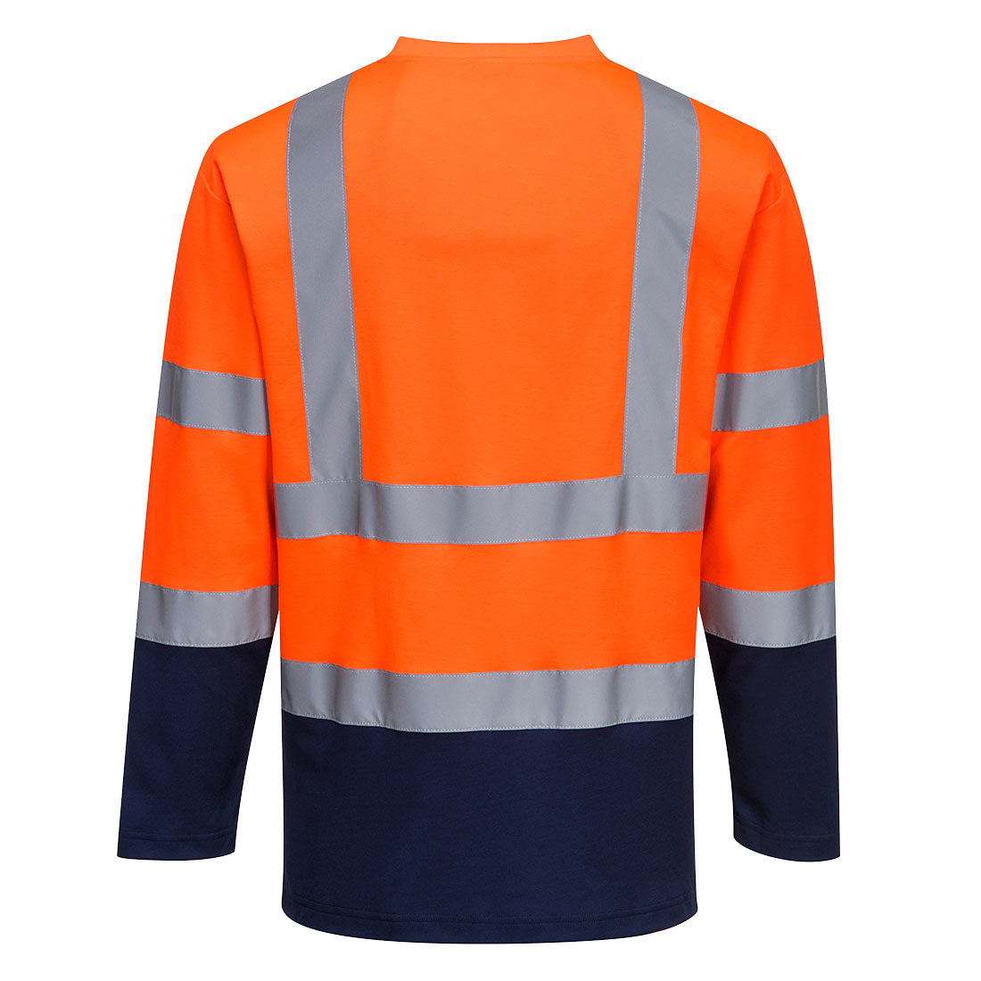 Portwest Hi-Vis Cotton Comfort Contrast T-Shirt L/S S280