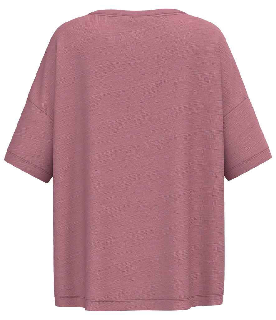 Spasso Ladies Oversized Slub T-Shirt