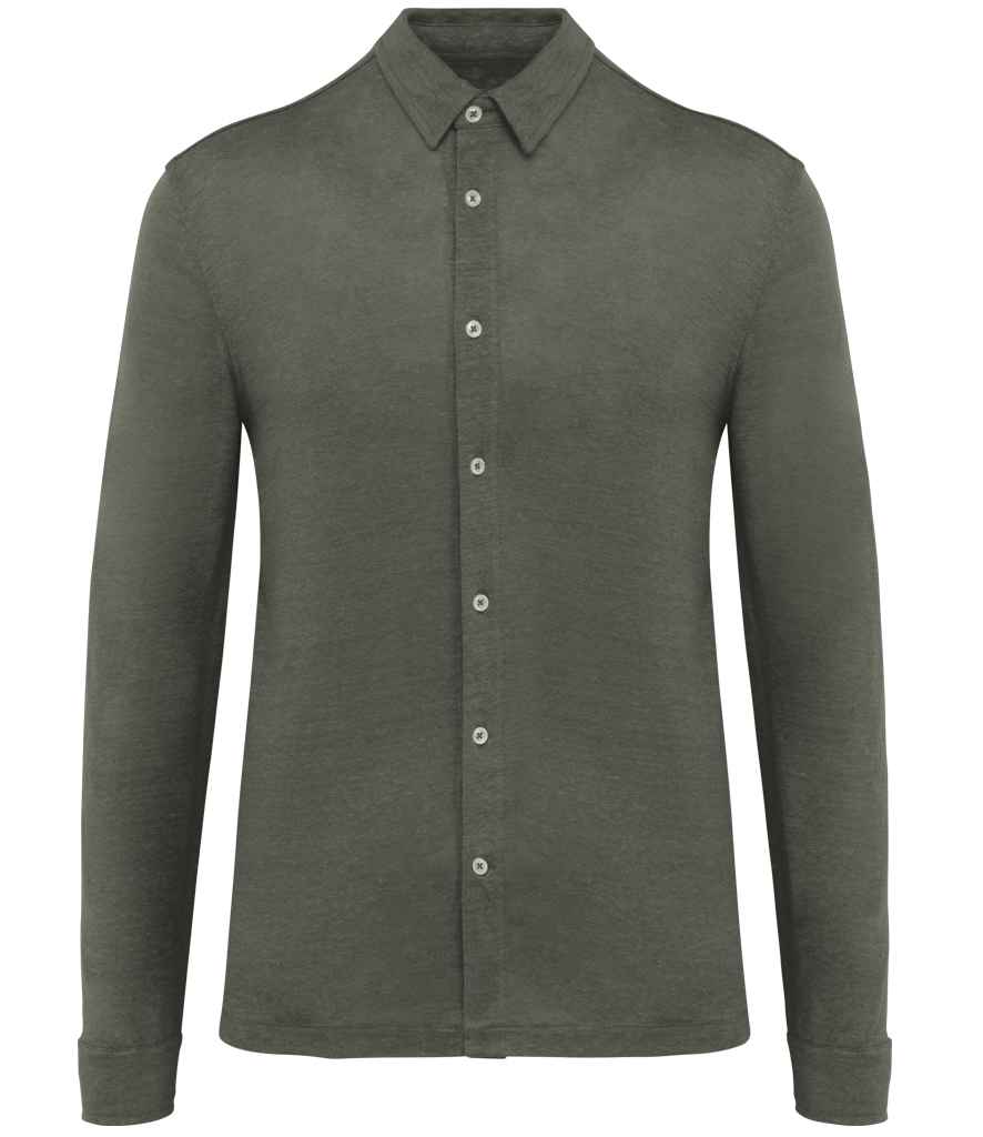 Spasso Long Sleeve Linen Shirt