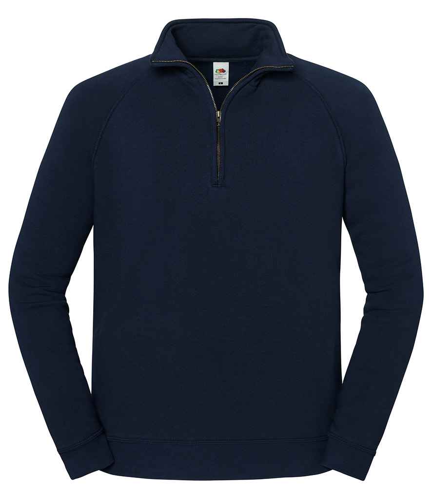 Fruit of the Loom Iconic Premium Zip Neck Sweatshirt