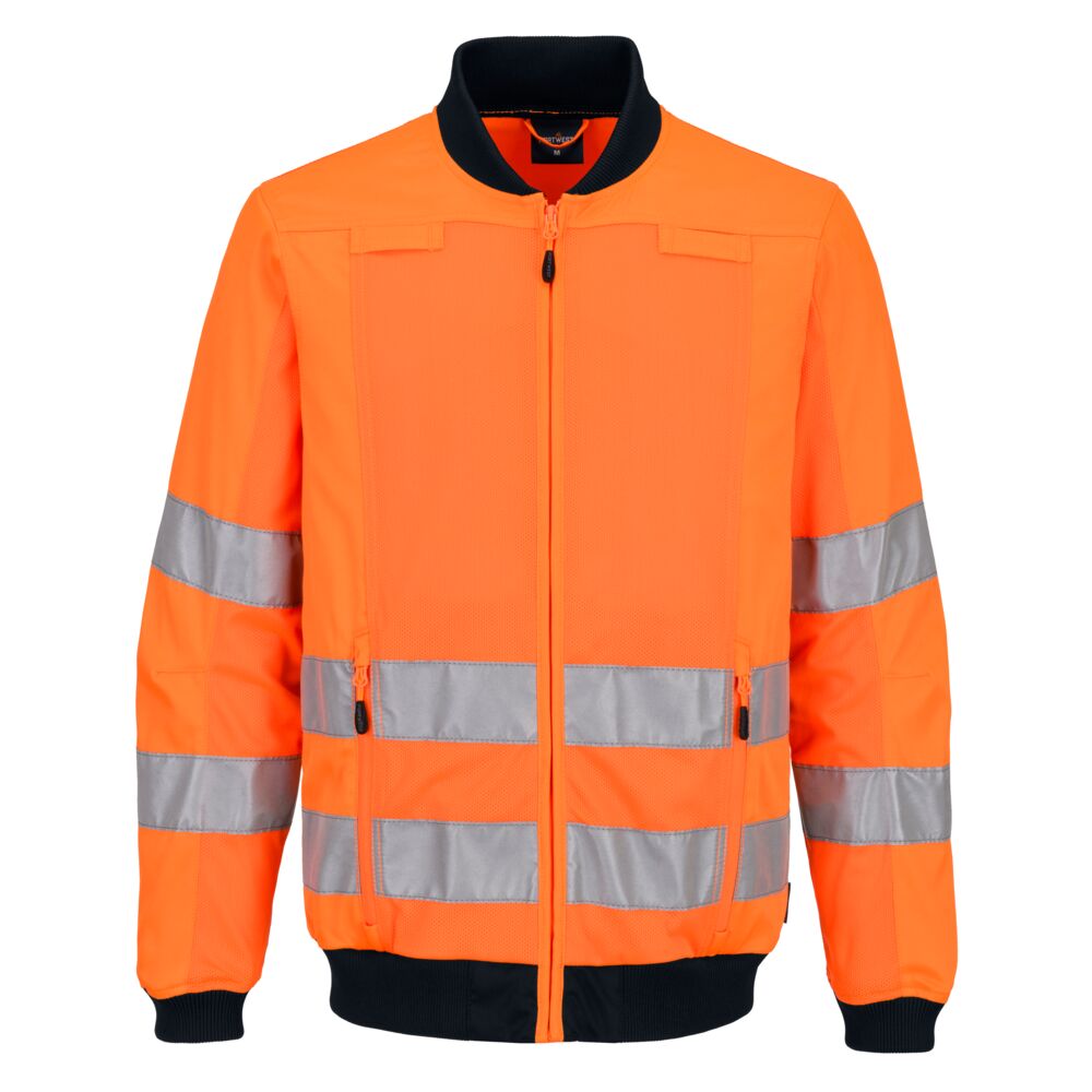 Portwest Hi-Vis Mesh Panel Work Jacket T164
