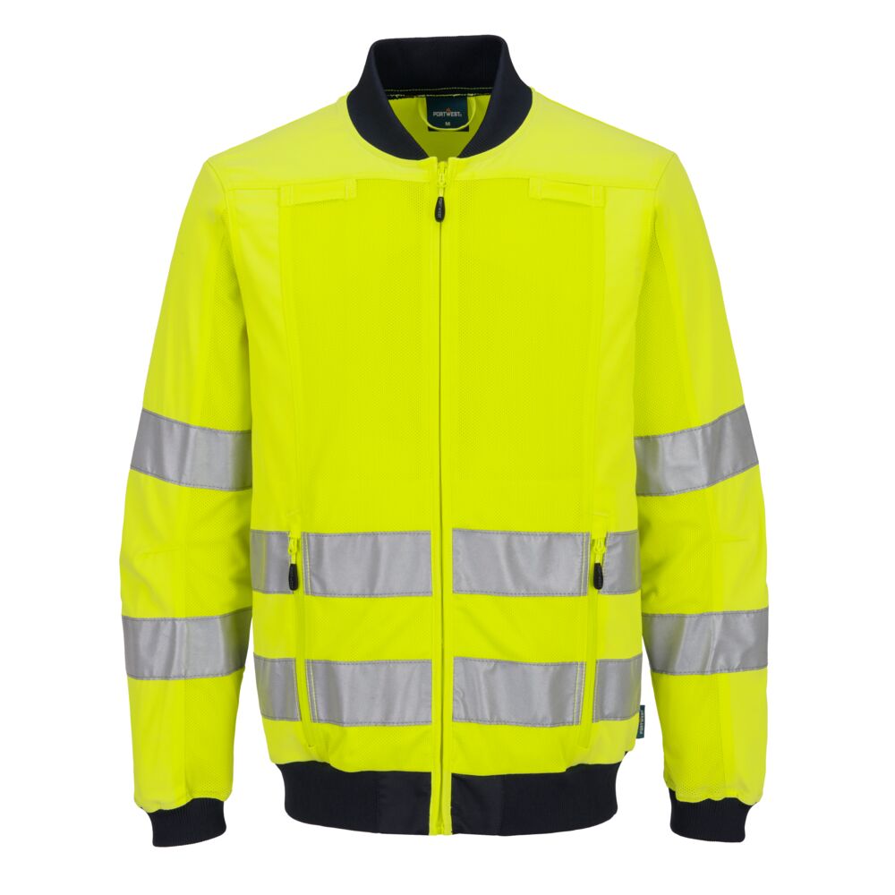 Portwest Hi-Vis Mesh Panel Work Jacket T164