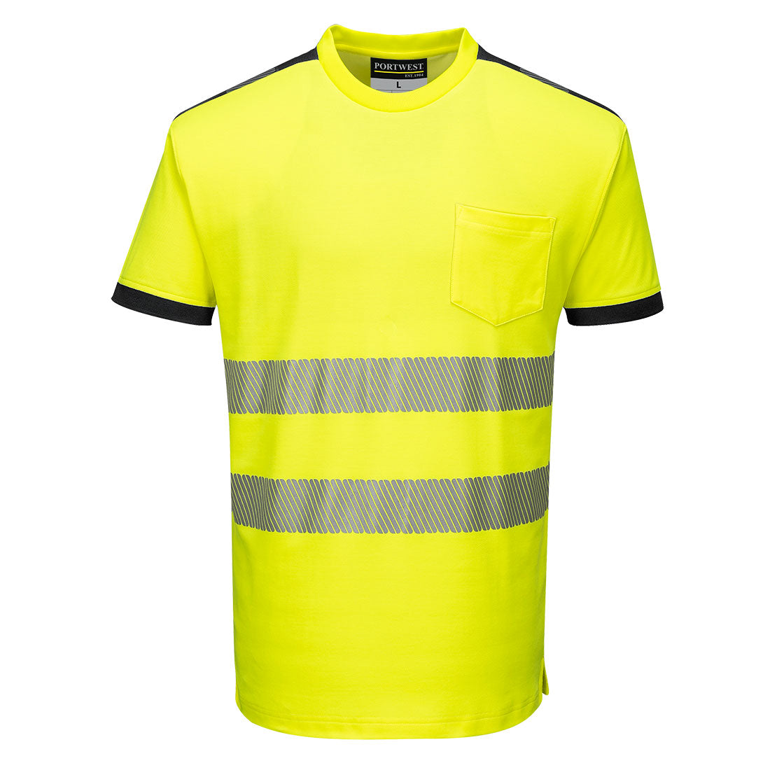 Portwest PW3 Hi-Vis Cotton Comfort T-Shirt S/S T181