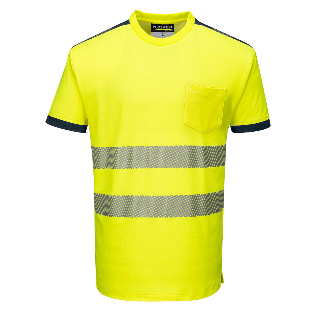 Portwest PW3 Hi-Vis Cotton Comfort T-Shirt S/S T181