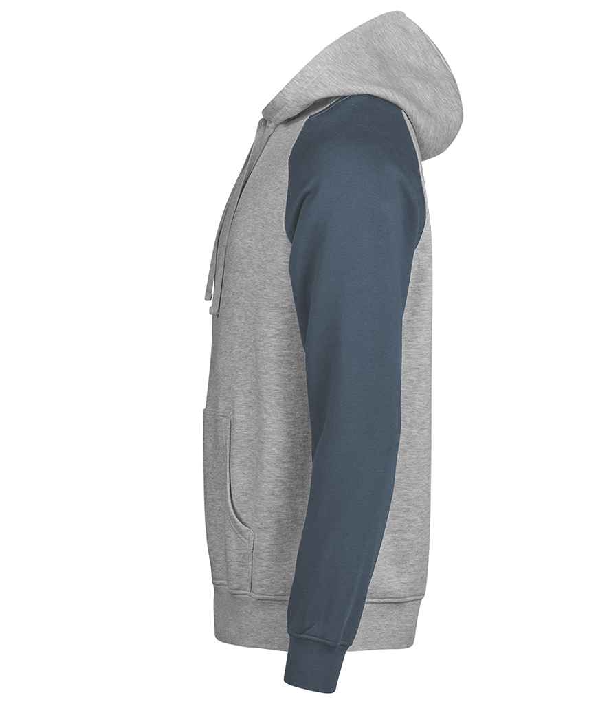 Tee Jays Unlabeled Two-Tone Hooded Sweatshirt
