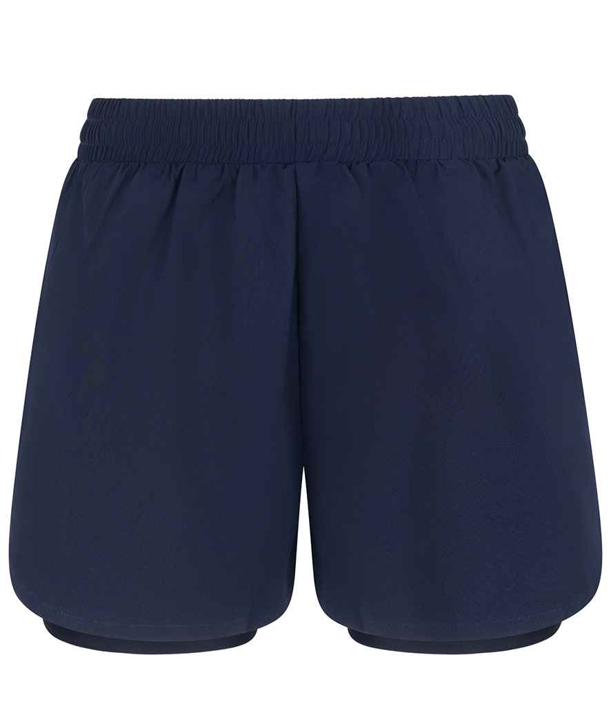 Tombo Ladies Double Layer Sports Shorts