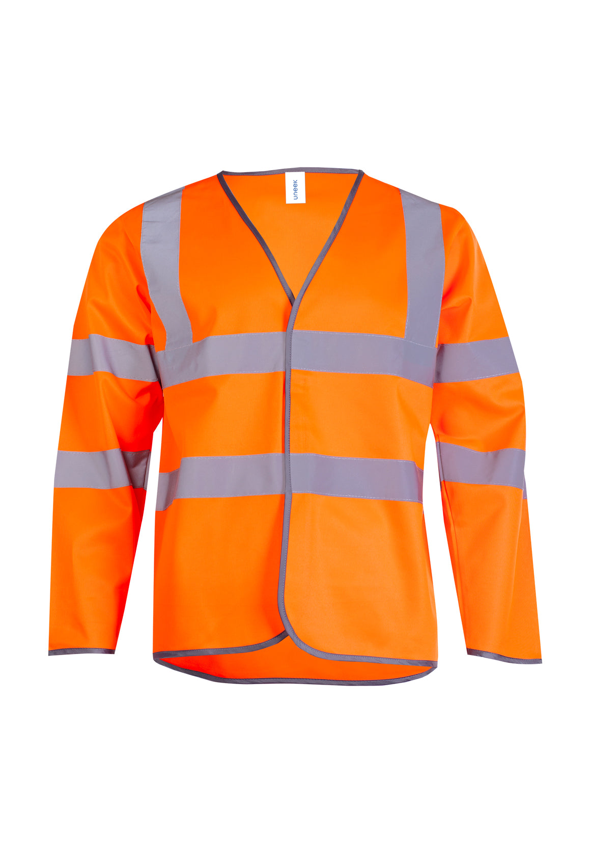 Uneek Long Sleeve Hi Vis Safety Waistcoat