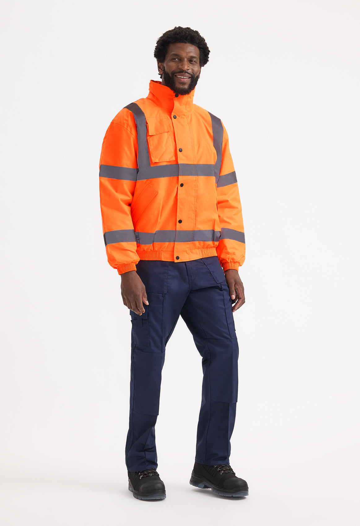Uneek Hi Vis Bomber Jacket
