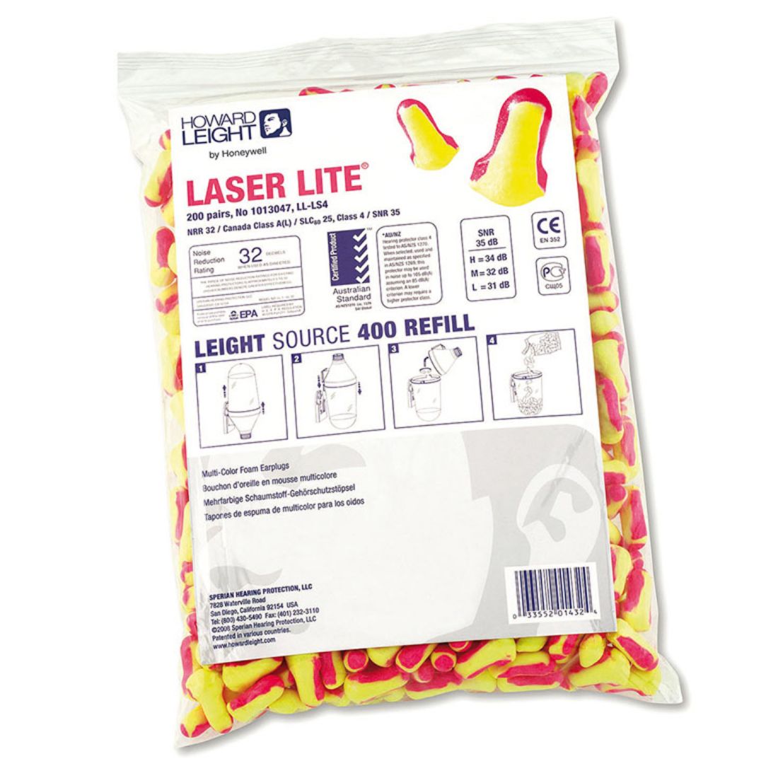 Howard Leight LASER LITE REFILL (Pack Of 200)