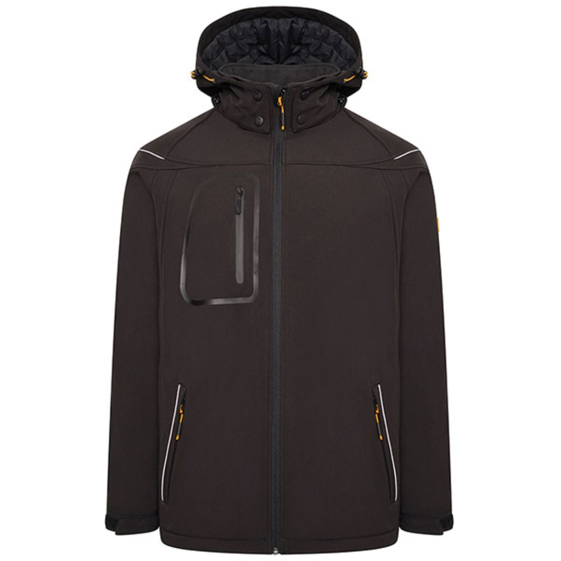 JCB TRADE HOODED SOFTSHELL