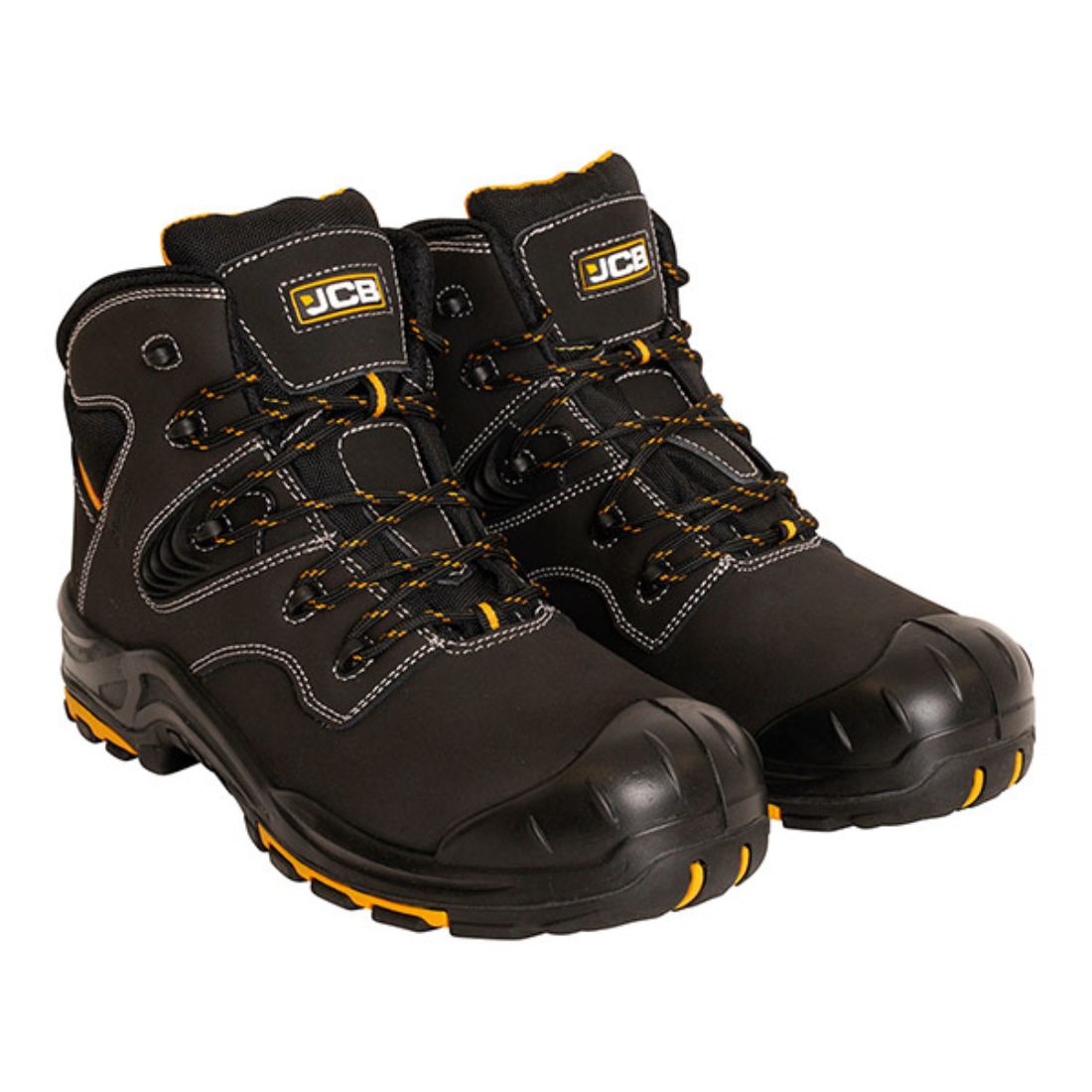 JCB BACKHOE BLACK BOOT S3 HRO SRC