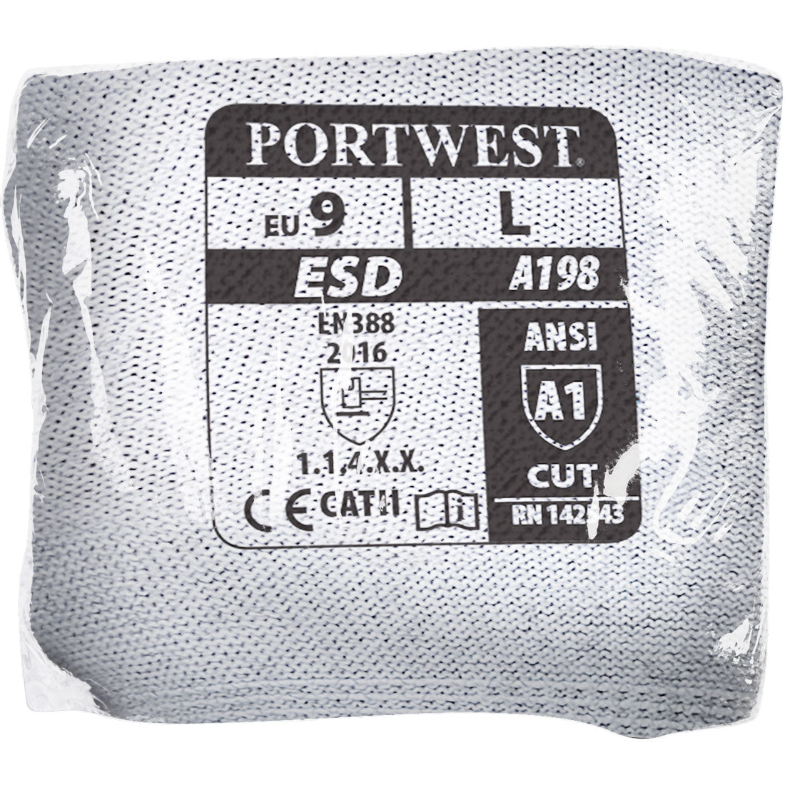 Portwest Vending Antistatic PU Fingertip Glove VA198