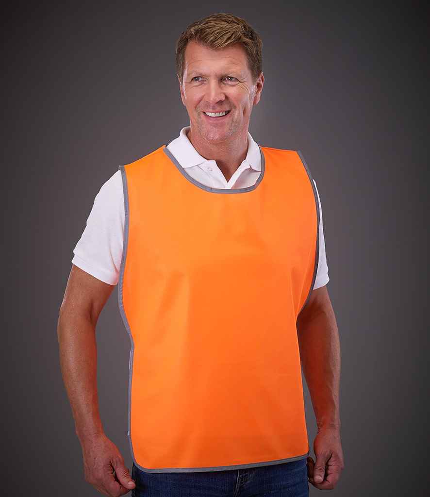 Yoko Hi-Vis Reflective Border Tabard | Orange - YOKO