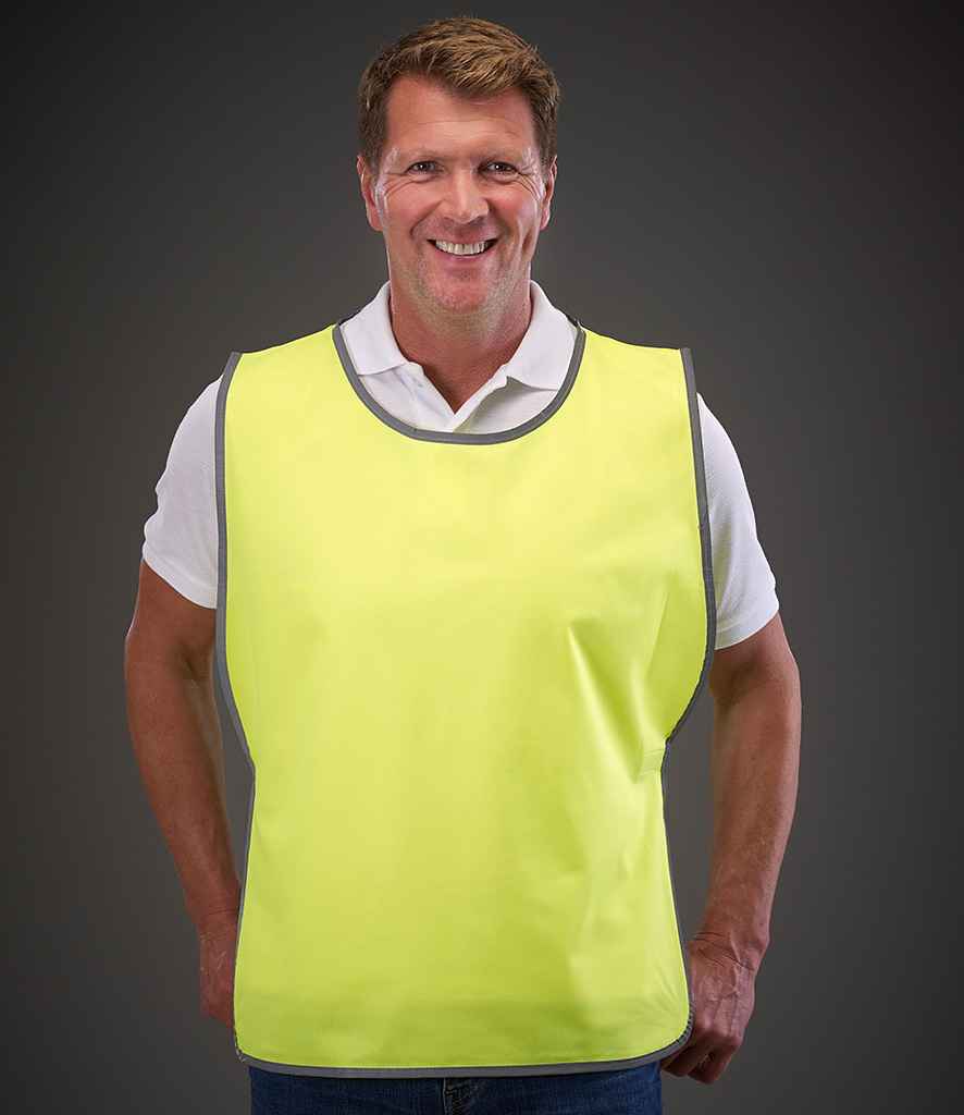 Yoko Hi-Vis Reflective Border Tabard | Yellow - YOKO