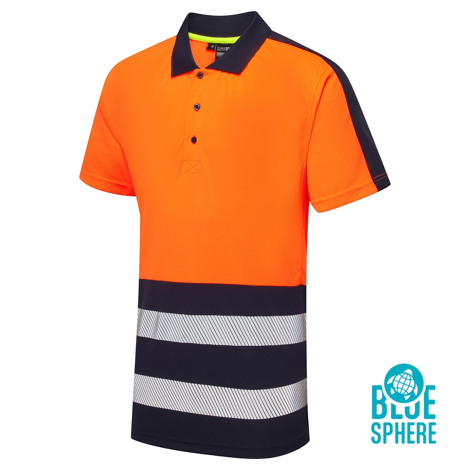 Essentials Hi-Vis Eco Coolair 2 Tone Polo Shirt